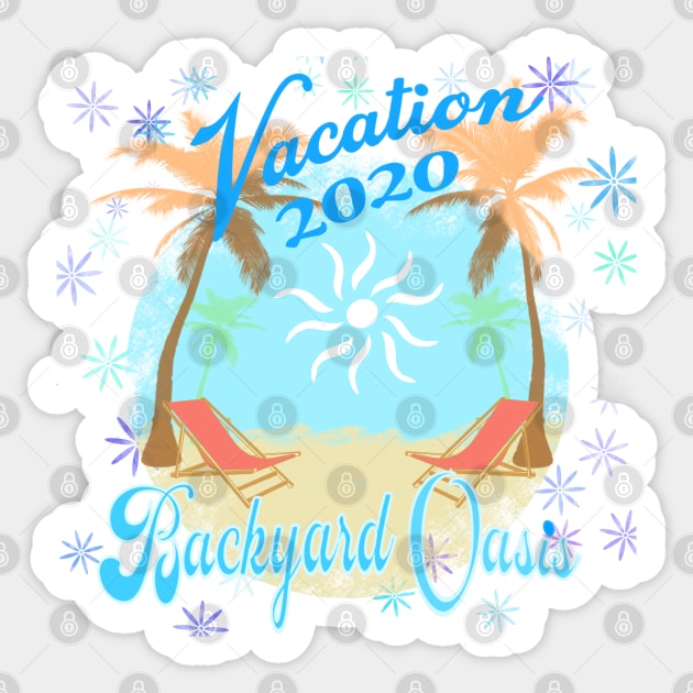 Vaca-Staycation 2020 Sticker by Danispolez_illustrations